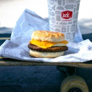 Jack In The Box Sausage, Egg & Cheese Biscuit
