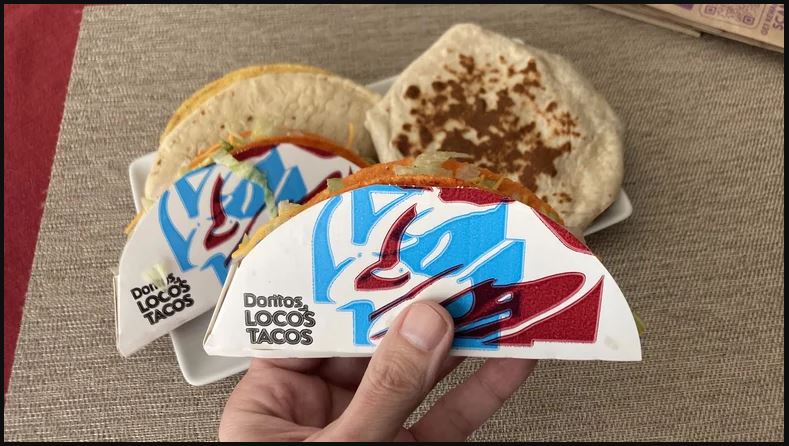 How does the Taco Bell food break down?