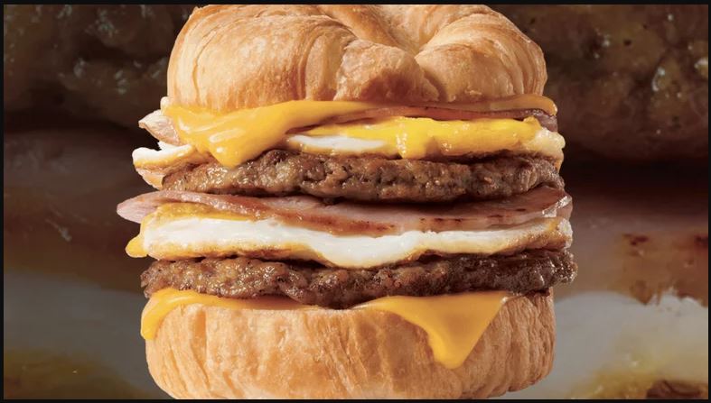 Jack In The Box's New Stacked Croissant Sandwich Is Perfect For Meat Lovers