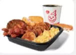 Jumbo Breakfast Platter W Bacon & Sausage Combo